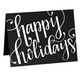 Happy Holidays Folded Shimmer Holiday Cards Image 4 of 10